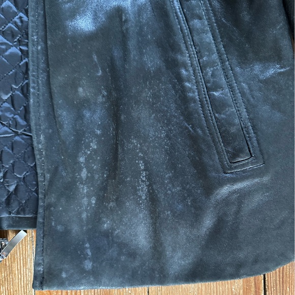 Vintage Black Lambskin Leather Bomber Jacket - Picture 3 of 11